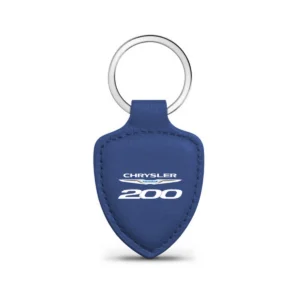 200 Blue Shield Genuine Leather Keychain