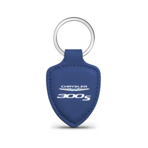 300S Blue Shield Genuine Leather Keychain