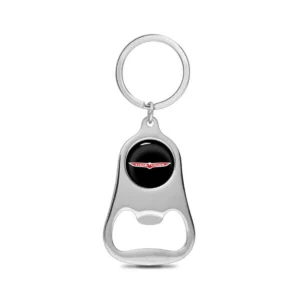 Trailhawk Black Logo Bottle Opener Keychain