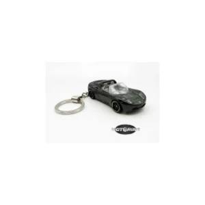 2008 Roadster Convertible Black 1:64 Keychain