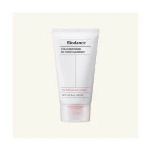 Collagen Mask to Foam Cleanser