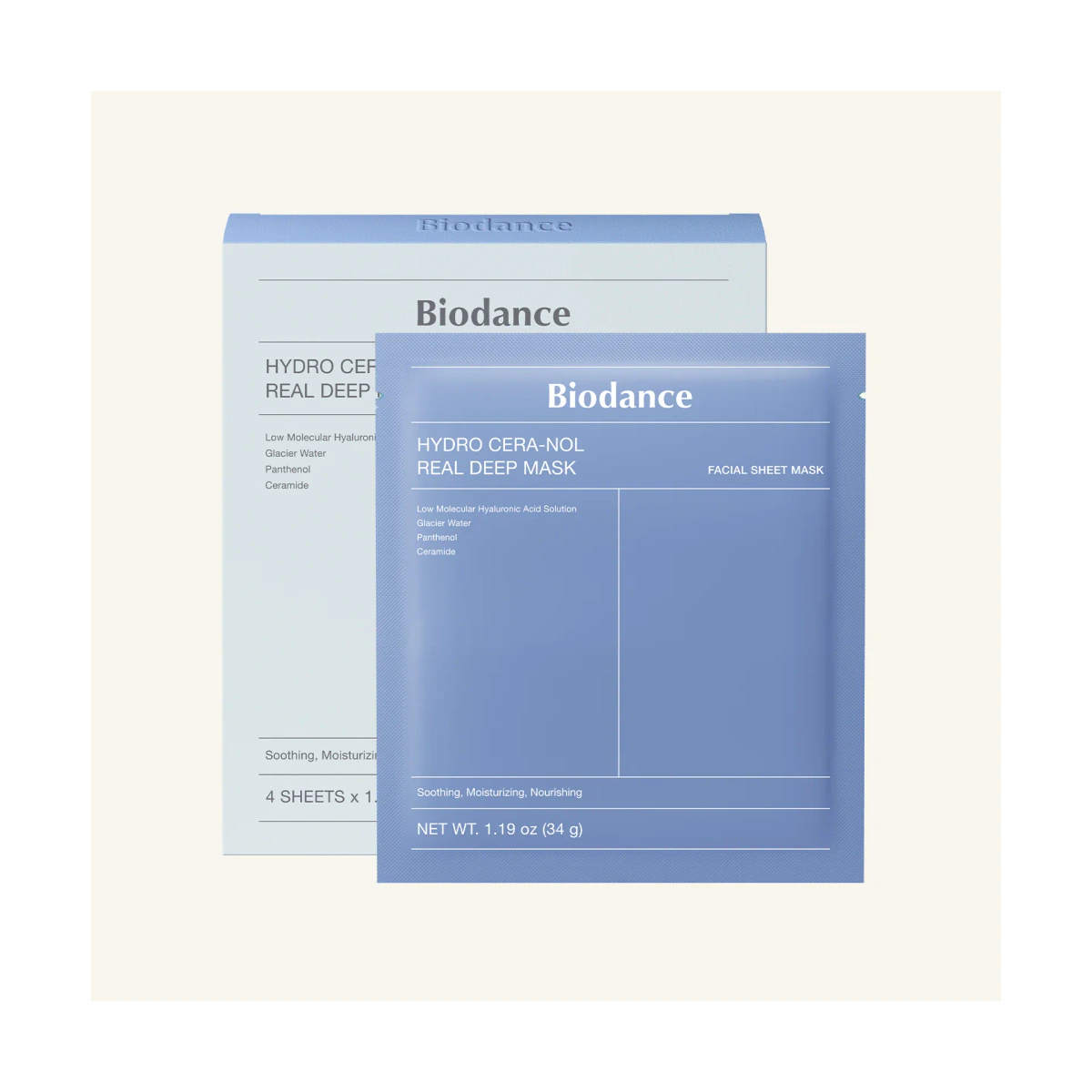 Hydro Cera-nol Real Deep Mask 4 Sheets