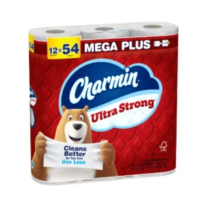 Ultra Strong Toilet Paper - 12 Mega Plus Rolls