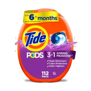 3 in 1 Spring Meadow Laundry Detergent Pods - 112 Count